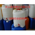 10升水嘴塑料桶，10公斤水龍頭塑料桶，10L白色塑料桶.