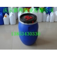 25L蘭色化工塑料桶，25升包箍塑料桶，25公斤塑料桶新利塑業(yè)生產(chǎn).